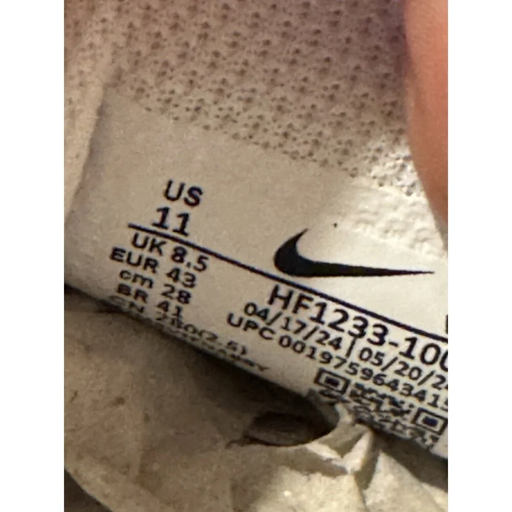 NIKE Air Max Nuaxis White Easter Pink HF1233-100 Women's 9 Running Sneaker Sz 11